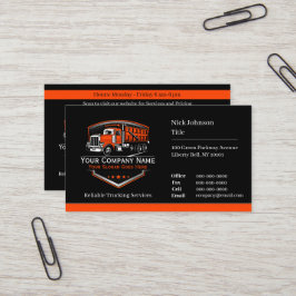 Professionell Trucking Hauling Company QR-kod Visitkort