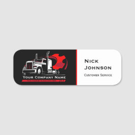 Professionell Trucking Hauling Company Repair Namnbricka