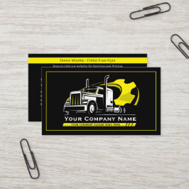 Professionell Trucking Hauling Company Repair Visitkort