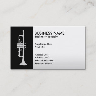 professionell trumpet visitkort