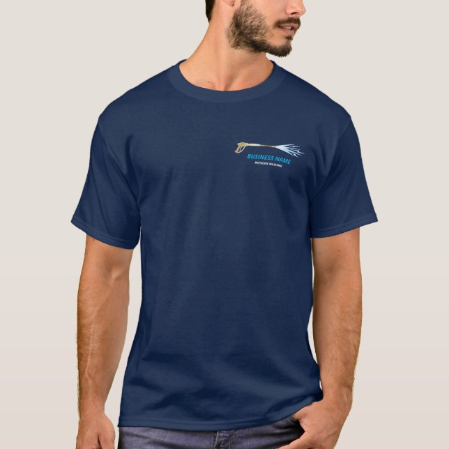 Professionell trycktvätt Trycktvätt Företag T Shirt (Framsida)