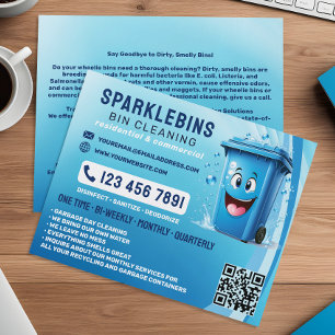 Professionell Tunna Städning Services Flygblad