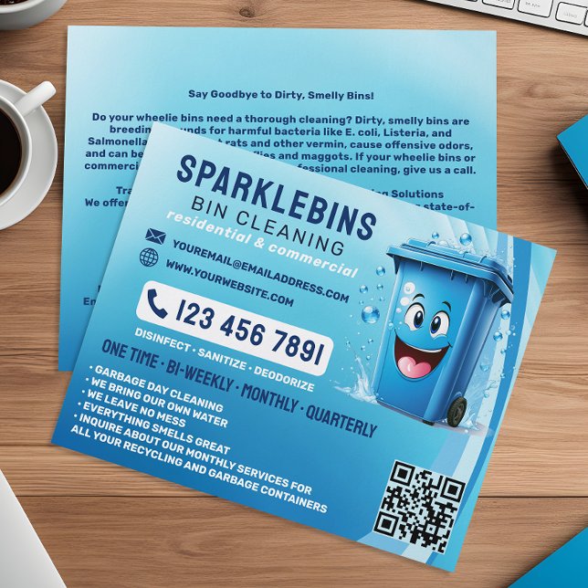 Professionell Tunna Städning Services Flygblad (Skapare uppladdad)