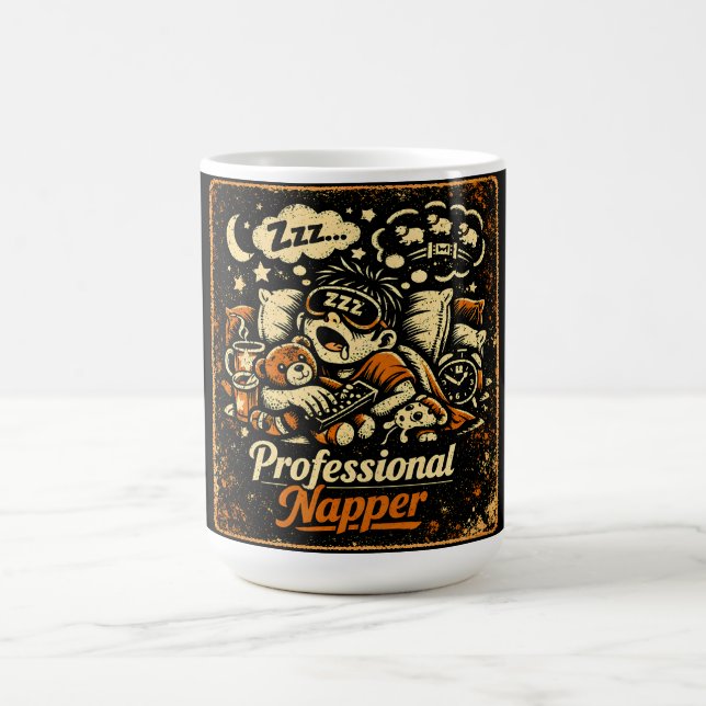 Professionell tupplurare – Elit sömn humor karriär Kaffemugg (Center)