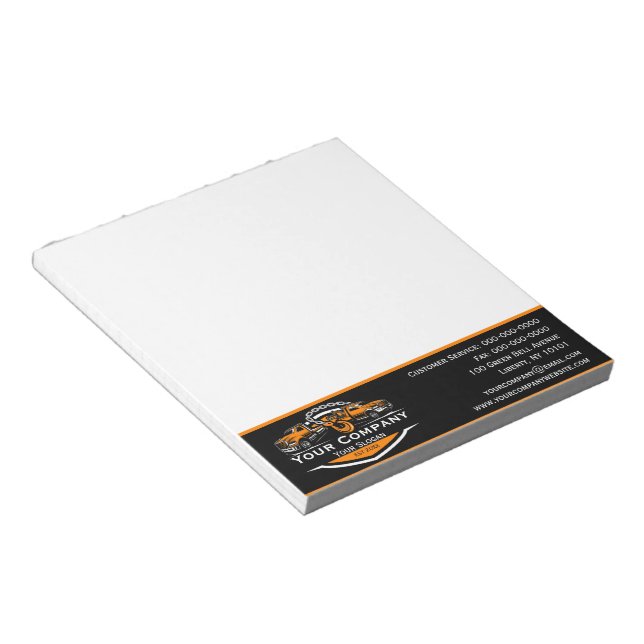 Professionell Twing Company, Hauling Service Anteckningsblock (Vinklad)