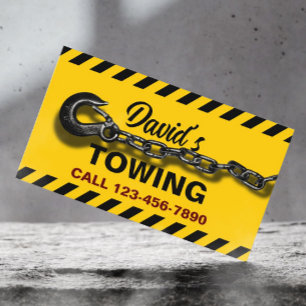 Professionell Twing Company Hauling Service Visitkort
