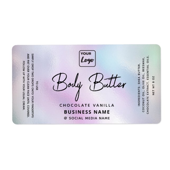 Professionell-typografi-holografisk logotyp l fraktsedel (Framsidan)