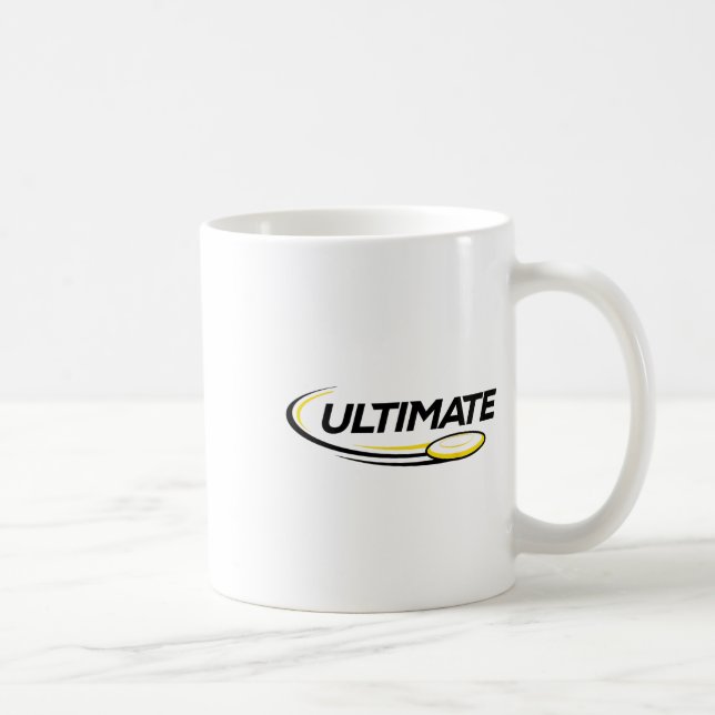 Professionell Ultimate Frisbee Discgolfspelare  Kaffemugg (Höger)