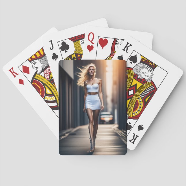 Professionell - ultratunna uppspelningskort casinokort (Baksidan)