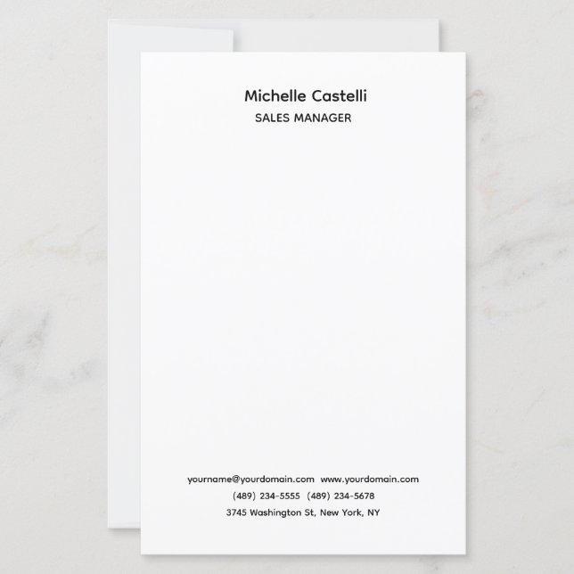 Professionell unik klassisk enkel (Framsida)