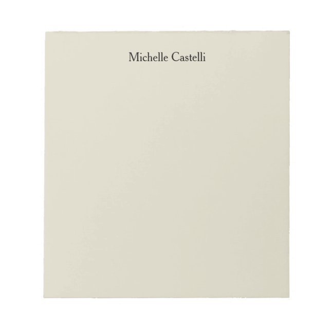 Professionell Unik Klassisk Enkel Anteckningsblock (Framsida)