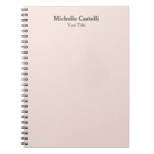 Professionell unik klassisk enkel anteckningsbok