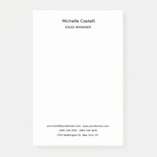 Professionell unik klassisk enkel post-it block