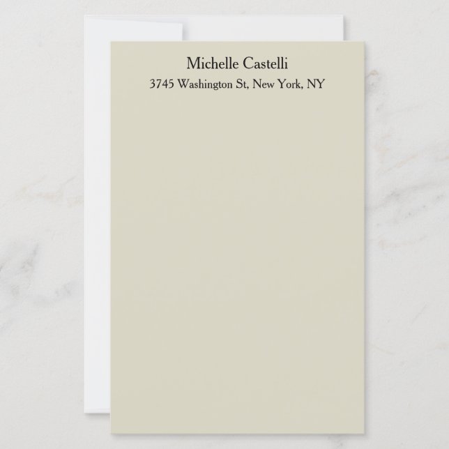 Professionell Unik klassiskt enkelt Pappert Lakan (Framsida)