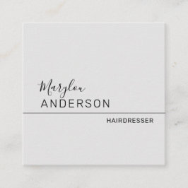 Professionell - UNISEX Fyrkantigt Visitkort