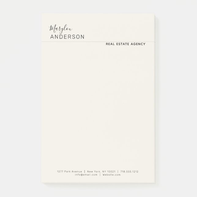 Professionell - UNISEX Post-it Block (Framsida)