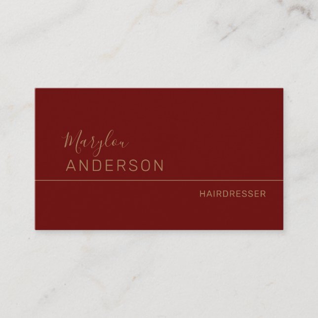 Professionell - UNISEX Visitkort (Framsida)