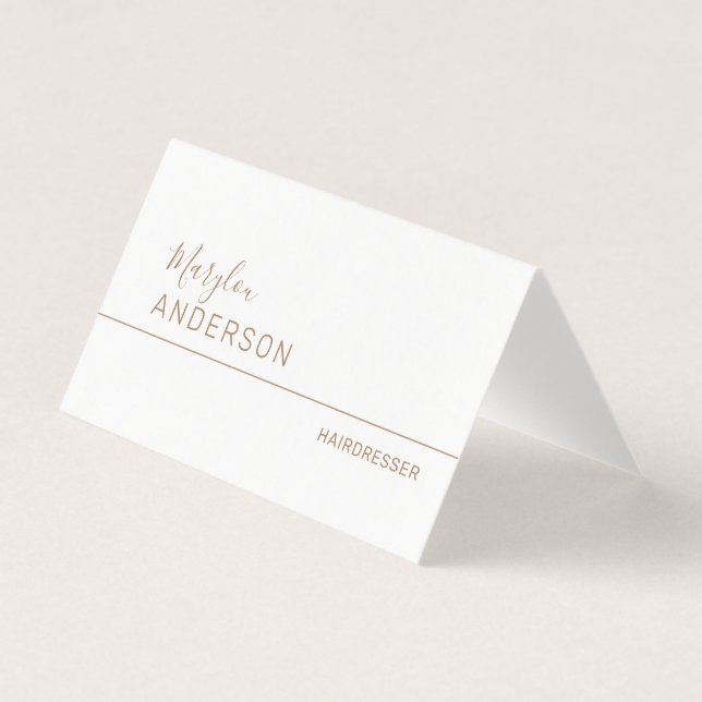 Professionell - UNISEX Visitkort (Framsida)