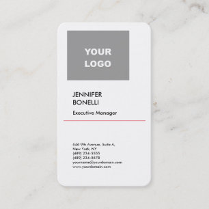 Professionell vanlig minimalistisk modern ADD DITT Visitkort
