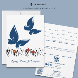 Professionell Vår Butterflies Gift Certificate