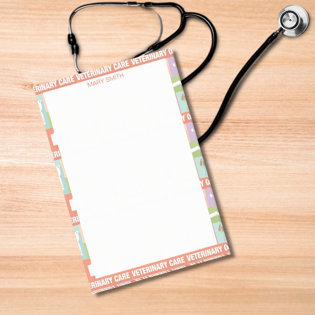 Professionell veterinär•Anpassad Post-it Block (Skapare uppladdad)
