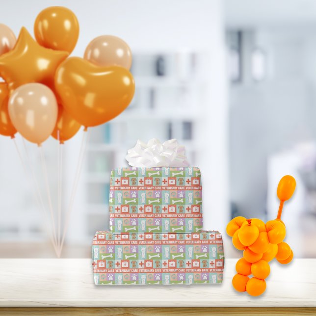 Professionell Veterinär Designad Iconic Presentpapper (Skapare uppladdad)