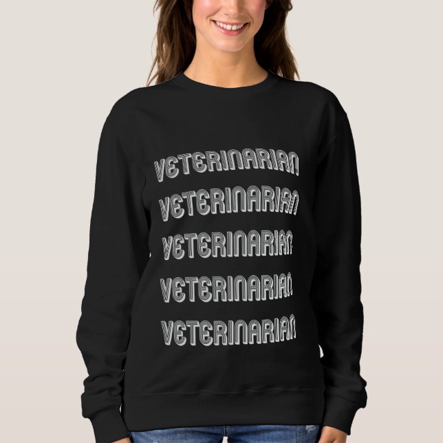 Professionell Veterinär T Shirt (Framsida)