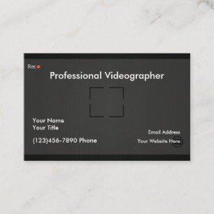 Professionell Videograf Visitkort