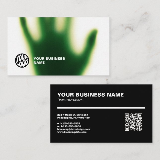 Professionell visitkort med din logotyp (Fram/baksida)