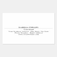 Professionell Vit minimalistiskt vanligt Kreativ