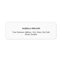 Professionell Vit minimalistiskt vanligt Kreativ