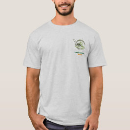 Professionell vit och grön trädgårdsskötsel t shirt