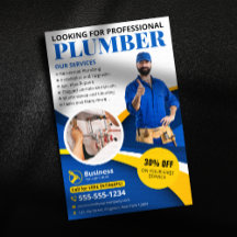 Professionell VVS-installatör VVS-entreprenör Blå