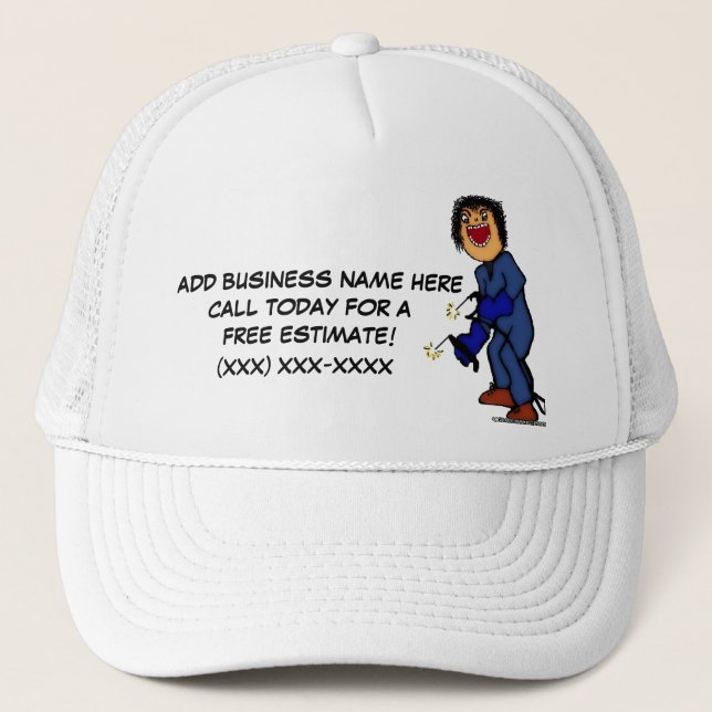 Professionell Welder AD Truckerkeps (Framsida)