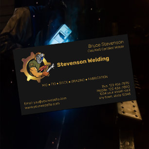 Professionell Welder Visitkort