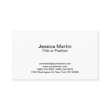 Professionell White Manager Consultant Chief