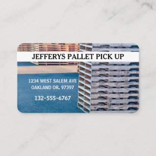 Professionell Wood Pallet Visitkort