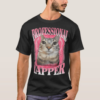 Professionell Yappande Katt Roligt Särskilt Tacksa T Shirt
