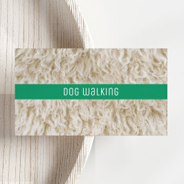 Professionella Hundpromenad Affärskort Minimalisti Visitkort