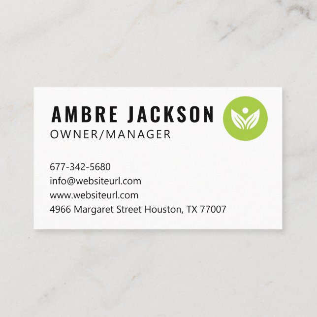 Professionella och miljövänliga lösningar för grön visitkort (Baksida)