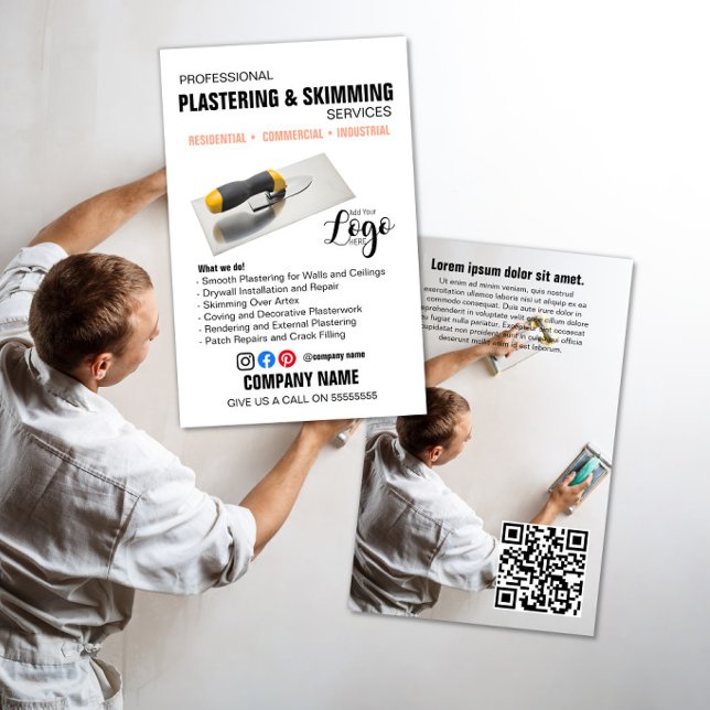 Professionella puts- och slätputsningstjänster – flygblad (Skapare uppladdad)
