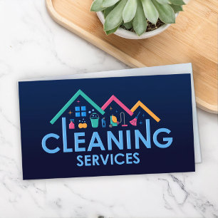 Professionella städtjänster för hus visitkort