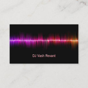 ProfessionellDJ-ljud vinkar Visitkort