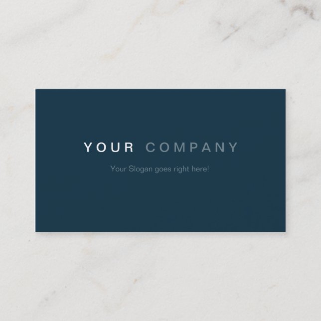 Professionelle Business Visitenkarten Blue Visitkort (Framsida)