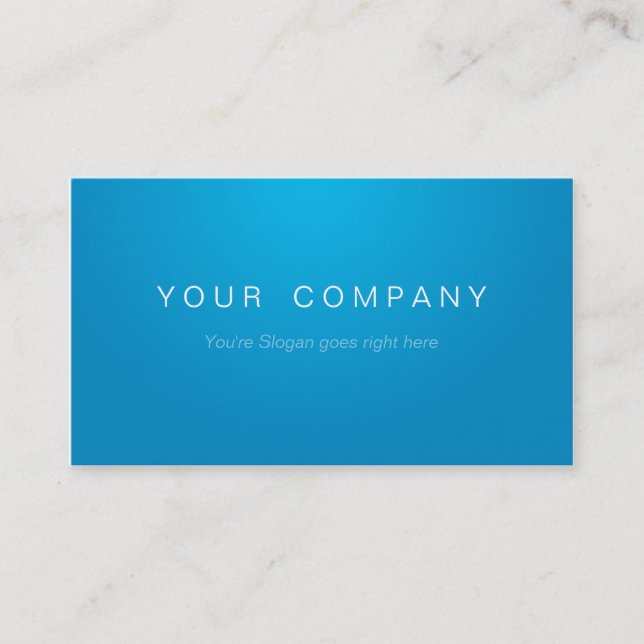 Professionelle Business Visitenkarten Blue/White Visitkort (Framsida)
