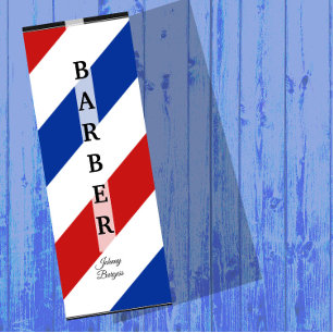 Professionellen Barber Shop Pole Hairdresser Moder Mini Visitkort