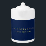 Professionellen Blue Guld Färg  Classic Plain<br><div class="desc">Representera dig med den här moderna eleganten. Den här mallen kan anpassas för att uppfylla alla professioneller.</div>
