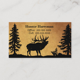 Professionellen Bull Elk Hunter Outfitters  Visitkort