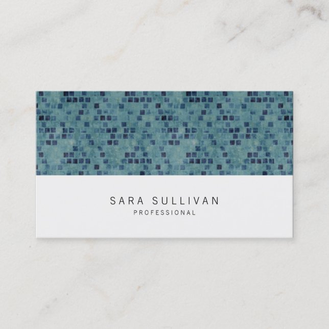 Professionellen BusinessCard för elegant Retro Tea Visitkort (Framsida)