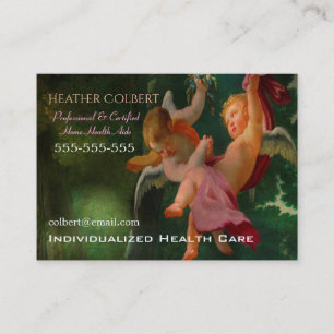 Professionellen Caregiver Loely Cherub Visitkort